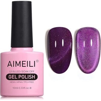 AIMEILI 10ML Cat Eye Nail Gel Polish Smalto per Unghie in Gel UV LED Soak Off per Manicure Colorati Smalti Semipermente Magnetico per Unghie 746 AIMEILI 10ML Cat Eye Nail Gel Polish Smalto per Unghie in Gel UV LED Soak Off per Manicure Colorati Smalti Semipermente Magnetico per Unghie 746