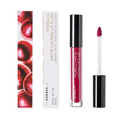 KORRES MORELLO Matte Lasting Lip Fluid – Nr. 74 Fig, 3,4 ml KORRES MORELLO Matte Lasting Lip Fluid – Nr. 74 Fig, 3,4 ml