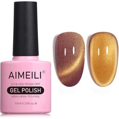 AIMEILI 10ML Cat Eye Nail Gel Polish Smalto per Unghie in Gel UV LED Soak Off per Manicure Colorati Smalti Semipermente Magnetico per Unghie 728 AIMEILI 10ML Cat Eye Nail Gel Polish Smalto per Unghie in Gel UV LED Soak Off per Manicure Colorati Smalti Semipermente Magnetico per Unghie 728