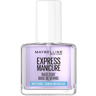 Maybelline New York Smalto sbiancante Express Maniure Whitening Base Coat Sbiancante Unghie 12ml Maybelline New York Smalto sbiancante Express Maniure Whitening Base Coat Sbiancante Unghie 12ml