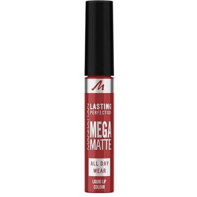 Manhattan Lasting Perfection Mega Matte Liquid Lip Coloror, colore rosso 500 For Broadway Manhattan Lasting Perfection Mega Matte Liquid Lip Coloror, colore rosso 500 For Broadway