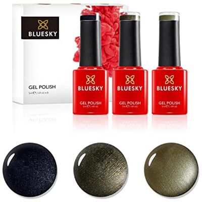 Bluesky - Gel Polish Set - 3x5ml - Nero - Gel polish kit Bluesky - Gel Polish Set - 3x5ml - Nero - Gel polish kit