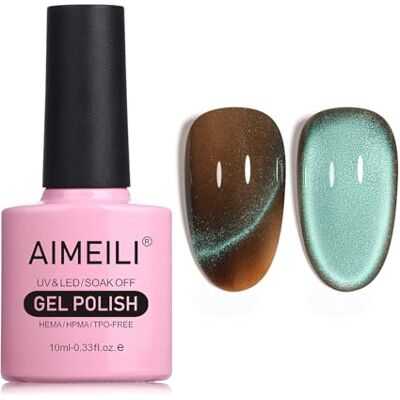 AIMEILI 10ML Cat Eye Nail Gel Polish Smalto per Unghie in Gel UV LED Soak Off per Manicure Colorati Smalti Semipermente Magnetico per Unghie 754 AIMEILI 10ML Cat Eye Nail Gel Polish Smalto per Unghie in Gel UV LED Soak Off per Manicure Colorati Smalti Semipermente Magnetico per Unghie 754