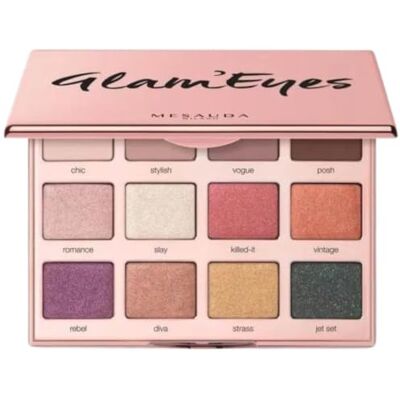 MESAUDA Milano Glam'Eyes Palette 14.4 G MESAUDA Milano Glam'Eyes Palette 14.4 G