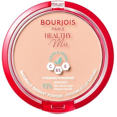 Bourjois Cipria Compatta Healthy Mix Zero Segni di Stanchezza, Formula Opacizzante e Uniformante con Vitamine A, E e B5, 03 Rose Beige, 11 g Bourjois Cipria Compatta Healthy Mix Zero Segni di Stanchezza, Formula Opacizzante e Uniformante con Vitamine A, E e B5, 03 Rose Beige, 11 g