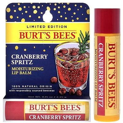 Burt's Bees Burts Bees Cramberry Spritz Moisturizing Lip Balm For Unisex 0,15 oz Lip Balm Burt's Bees Burts Bees Cramberry Spritz Moisturizing Lip Balm For Unisex 0,15 oz Lip Balm
