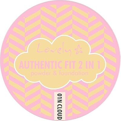 MANADA - Lovely Authentic Fit 2-in-1 Foundation Powder 01N Cloud - 9,5 g MANADA - Lovely Authentic Fit 2-in-1 Foundation Powder 01N Cloud - 9,5 g