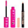 Maybelline New York Mascara Ciglia Sensazionali Firework Volume Apertura dello Sguardo Scovolino Setole a Spirale 24H + Color Tattoo Stick 3in1 Ombretto Matita Primer Colore I Am Courageous Set da 2