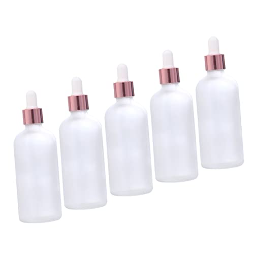 FOMIYES 5 Pz bottiglia di olio essenziale ricaricabile contenitori per cosmetici contenitori cosmetici contenitori di vetro terrario denti flacone contagocce bottiglia di sottoimballaggio