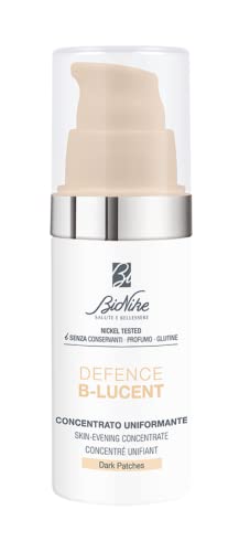 BioNike Defence B-Lucent Concentrato Viso Uniformante, Trattamento Intensivo per Macchie Diffuse e Melasma, Attenua le Discromie e Dona Luminosità alla Pelle, 30 ml