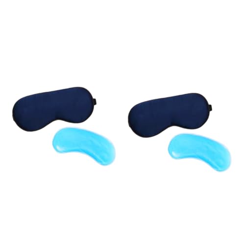 FRCOLOR 2 Pz Confezione Maschera Per Gli Occhi Fredda Scudo Per Gli Occhi Impacco Maschera Per Gli Occhi Maschere Per Gli Occhi Sonno Maschera Per Gli Occhi Riscaldata Impacco Per Gli