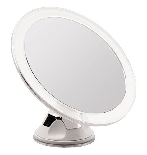 TITANIA – Specchio cosmetico, con supporto a parete a ventosa, moderne, ingrandimento 5 x, 1er Pack (1 x 240 g)