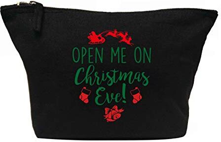 Creative Flox Trousse per trucco creativo, motivo: Open me on Christmas Eve