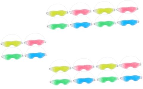 FRCOLOR 20 mascherine rinfrescanti per gli occhi di bellezza rinfrescante raffreddare gli occhi raffreddando i paraocchi freddi, maschera per gli occhi freddi, maschera per gli occhi, benda,