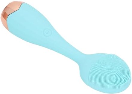 Generic Spazzola per la pulizia del viso, scrubber elettrico per la pulizia profonda portatile per uso quotidiano (blu)