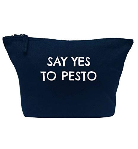 Creative Flox Trousse per trucchi creativi, motivo: Say Yes to Pesto