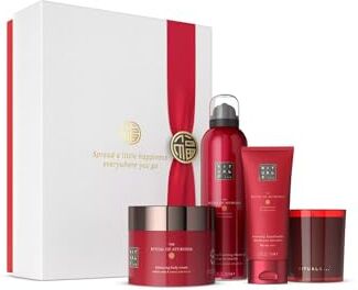 RITUALS Cofanetto regalo donna The Ritual of Ayurveda, L – Set regalo donna con 4 prodotti per la cura del corpo arricchiti con rosa indiana e olio di mandorle dolci – Set bagno riequilibrante