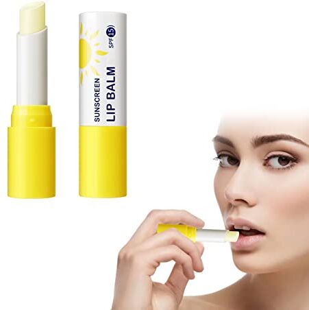 KARELLS Stick Per Labbra, Burrocacao, Balsamo Labbra Rimpolpante, Stick Solare per Labbra, Biologico, Moisturising, Nutre e Protegge SPF15, con Olio di Macadamia