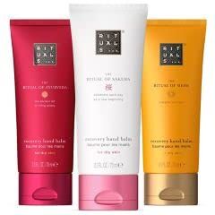 RITUALS Hand Balm Trio The  of Sakura, Mehr & Ayurveda – Cofanetto regalo donna con 3 tipi di crema mani – Crema idratante con il 95% di ingredienti naturali – 3 x 70 ml