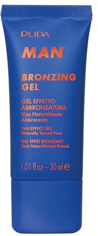 Pupa Man Bronzing Gel 002 Gel Effetto Abbronzatura Ml.30 Viso Naturalmente Abbronzato