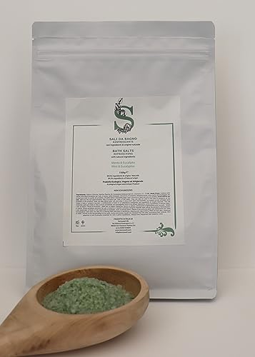 Generico SALI DA BAGNO 1,5 Kg con ingredienti di origine naturale (MENTA ED EUCALIPTO)