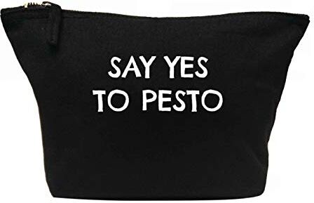 Creative Flox Trousse per trucchi creativi, motivo: Say Yes to Pesto