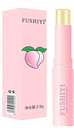 Generic Peach Lip Balm Femminile Idratante Idratante Scolorazione Labbro Chapped Cura Lip C9U3 secco