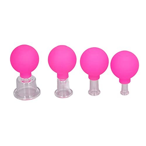 GFRGFH Set di Coppette Sottovuoto Terapia di Massaggio Sfera in PVC Cura della Pelle Coppetta Sottovuoto Per Viso, Pelle, Schiena, Gambe, Braccia