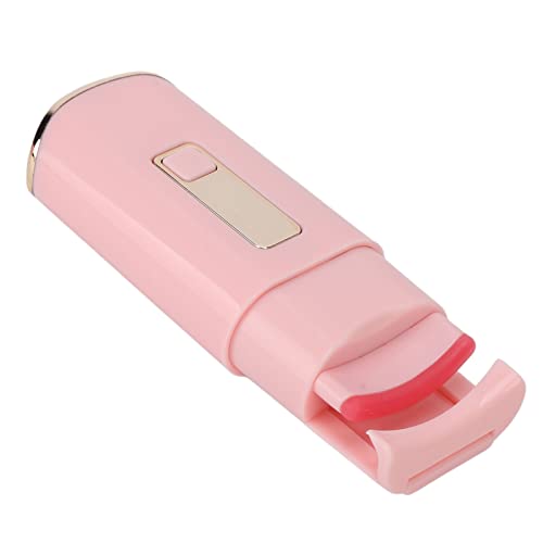 Naroote Clip per Ciglia Elettrica, Arricciacapelli per Styling Permanente Interfaccia USB 3 Marce Temperatura Riscaldamento Rapido per lo Styling delle Ciglia Concave (Rosa)