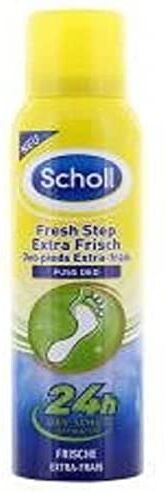 Scholl Fresh Step Extra Fresco Deodorante per piedi delicato con effetto duraturo contro gli odori sgradevoli (1 x 150 ml)