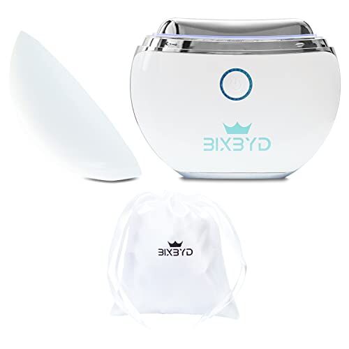 Generico BIXBYD MASSAGGIATORE VISO GUA SHA PER TONIFICARE VISO COLLO E CORPO COMPLETO LED MULTIFUNZIONE 4 MODALITA', RINGIOVANIMENTO, RIMOZIONE RUGHE LIFTING E RASSODAMENTO VISO, VIBRAZIONI, MICROCORRENTE EMS