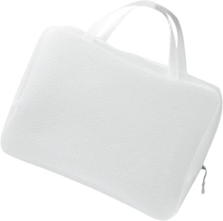 FOMIYES 1 Pc borsa cosmetica con cerniera borsa a rete per il trucco borse per il trucco Borsa per cosmetici pochette trucchi borsa a rete cosmetica impermeabile panno sandwich viaggiare