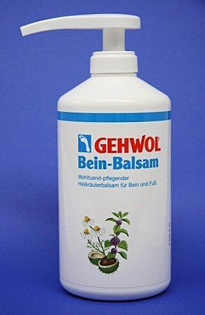 Gehwol Bein-Balsam, balsamo per le gambe, crema nutriente per la cura dei piedi con camomilla (etichetta in lingua italiana non garantita)