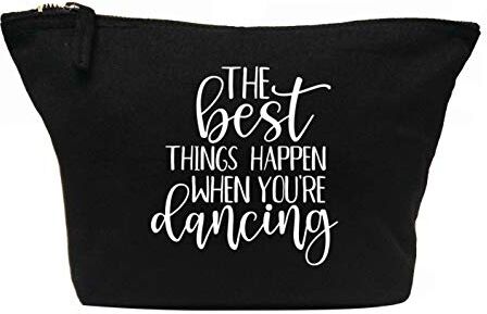 Creative Flox Trousse per trucco, motivo: Best Things Happen Dancing