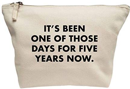 Creative Flox Trousse creativa per trucchi, motivo: One of those Days Five years