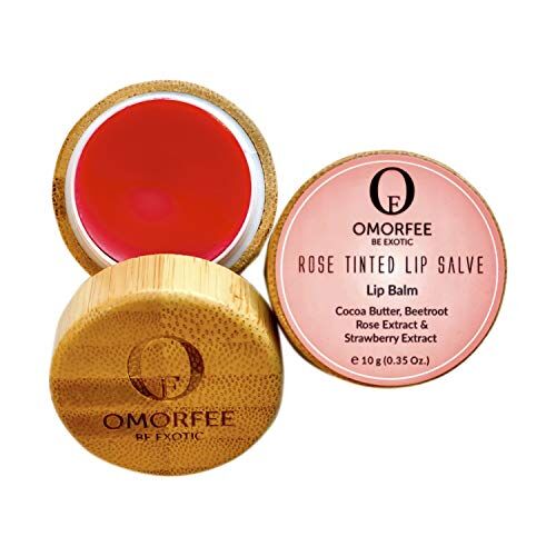 OMORFEE BE EXOTIC OF OMORFEE Balsamo per labbra idratante e colorato al 100% al gusto di fragola. Tinted and Moisturizing Lip Balm Treatment Strawberry Flavor- 10g/0.35Oz