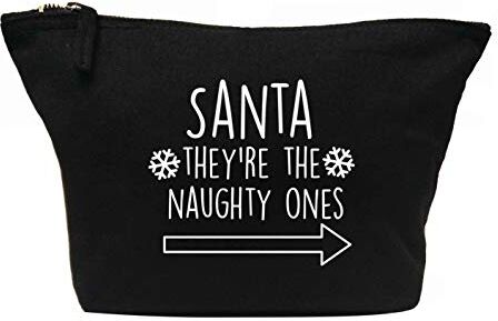 Creative Flox Trousse creativa, motivo: Babbo Natale sono i cattivi, colore: Nero