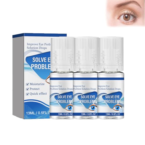 Generic Myopia Reversal Eye Drops,Myopia Eye Drops,Soothing Eye Drops For Dry Eyes,Improve Eye Problem Solution Drops,Alleviate Eye Fatigue, Clear Eyesight (3pcs)