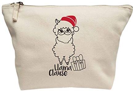 Creative Flox Trousse per trucchi, motivo: Babbo Natale