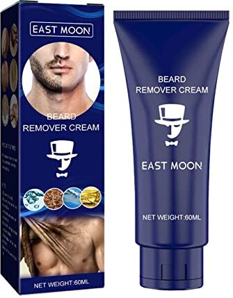 Generic Crema Depilatoria Uomo,Crema Depilatoria Depilatoria 60ml per Pelli Anche Sensibili Depilatore rapido per Barba, ascelle, Petto, Schiena, Gambe e Braccia da Uomo