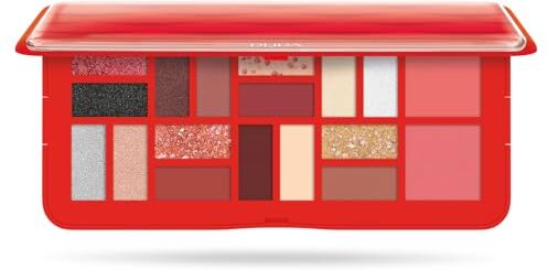 Pupa Icon Trousse 002 Rossa Palette Viso e Occhi Con Specchio 20gr