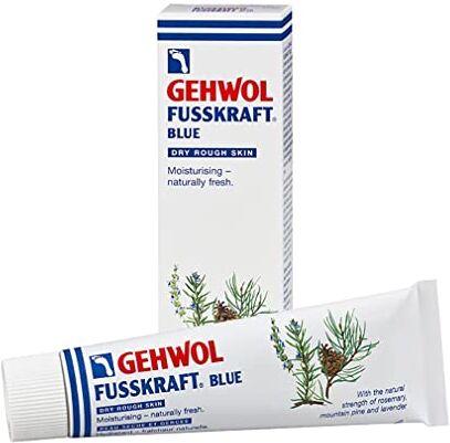 Gehwol Fusskraft Blue Foot Cream Rich Emollient Cream for Dry Rough Skin --- 75ml