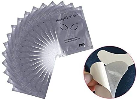 ZJchao 50pcs Eye Mask l'occhio Gel Patches, Lint libero Sotto l'occhio dei rilievi idrogel occhio del collageno Maschera Moisturising per colorazione ciglia, Lash Extension Attrezzo di Trucco di bellezza