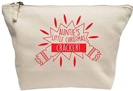 Flox Trousse per trucchi creative, motivo:"Auntie's Christmas Cracker