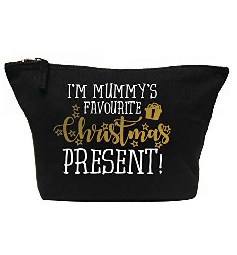 Creative Flox Trousse per trucchi con scritta"I'm mummy's favourite Christmas Gift!