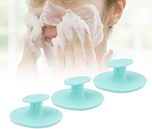 ZJchao Spazzola Multifunzionale per la Pulizia del Viso in Silicone, Forte Potere Detergente Rimuove i Punti Neri Esfolia e Massaggia Piccola e Portatile Ampia Applicazione con Ventosa