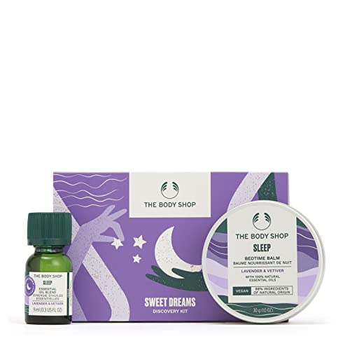 The Body Shop Duo Sweet Dreeams Kit 2 pezzi, include miscela di olio e balsamo per la buonanotte