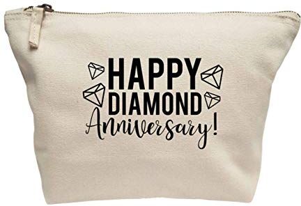 Creative Flox Trousse per trucco, motivo: Diamond Anniversary