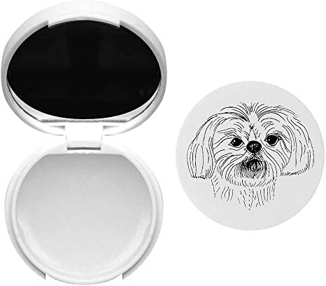 Azeeda 'Testa di Shih Tzu' Balsamo labbra con specchietto (BM00020504)