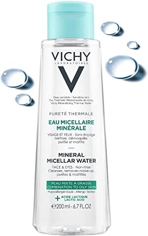 Vichy PURETE THERMALE Acqua micellare viso e occhi pelli miste e grasse 200 ml